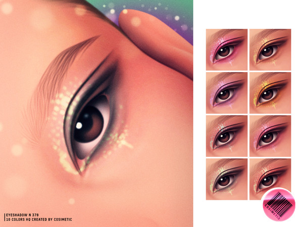 Sims 4 — MM Diamond Dust Eyeshadow by cosimetic — EYESHADOW N378 Diamond Dust Eyeshadow delivers an intensely glittered