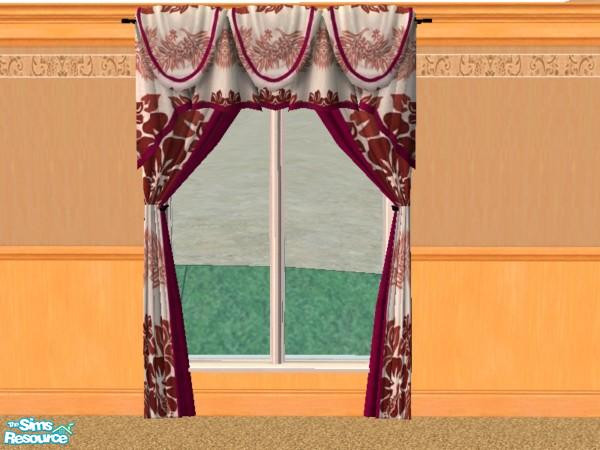Sims 2 — Sienna Eggshell Curtain by SimMonte — A curtain in Sienna Eggshell for your beach houses