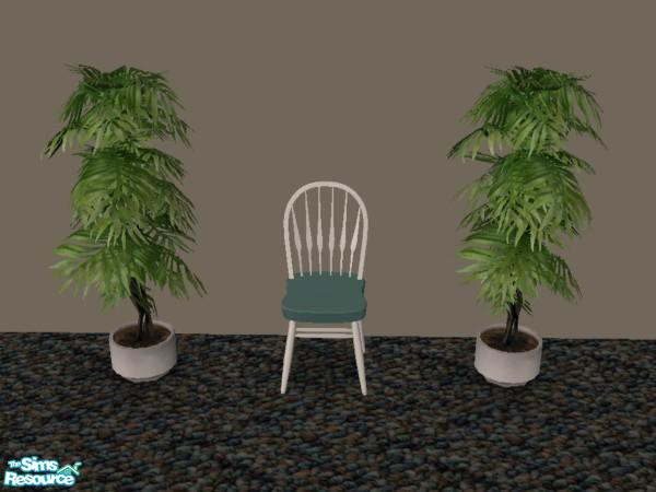 Sims 2 — Riviera Kitchen - Dining Chair by munchkin_brat — Simple sit chair coordinates with talking table in riviera.
