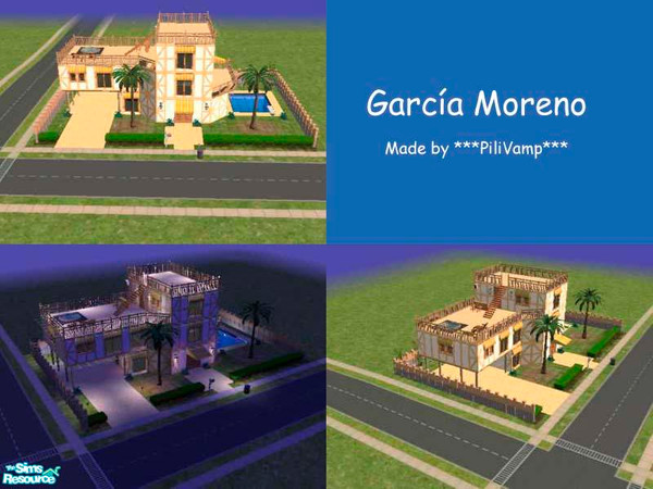 Sims 2 —  by pili_vamp — A beach house with a hughe space for a big family. Ready to be furnished for you. Thanks to