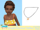 Sims 4 — Starfish Necklace Toddlers by Dissia — Necklace with a star shape pendant