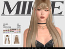 Sims 4 — MIIOE-Long hair by MIIOE — This hairstyle was designed specifically for The Sims 4. Hope you like it, thank you.