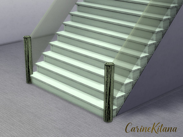 Sims 4 — Lenara Handrail - Old and Elegant Style by CarineKitana — Lenara Staircase - Old and Elegant Style