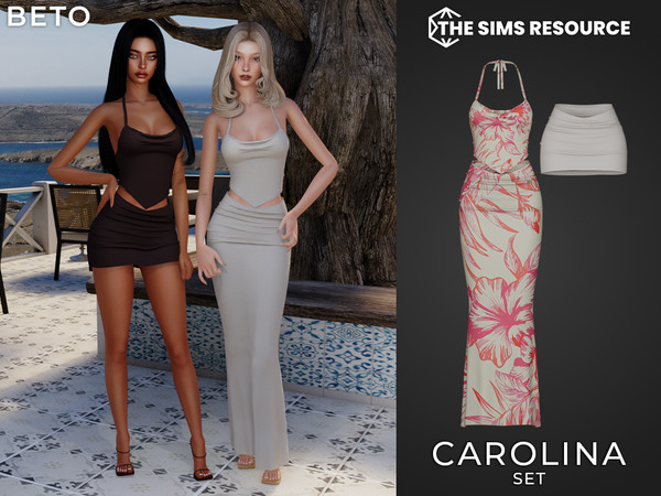 Sims 4 — By Beto - Carolina (Top) by Beto_ae0 — Summery and minimalist outfit, enjoy it