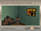 Sims 4 — Terry's Textured Earth - Walls by Draven298 — This wall set was requested by TNT_Terry and I was happy to jump