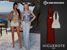 Sims 4 — Higuerote - Set by Beto_ae0 — Summer dress with summer prints and colors, enjoy it!