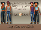 Sims 4 — Child Base Layer Accessory Tops Part 1 by Draven298 — Adding more options to the baselayers brought to the game!
