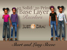 Sims 4 — Child Base Layer Accessory Tops Part 2 by Draven298 — Adding more options to the baselayers brought to the game!