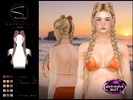 Sims 4 — S-CLUB DOUBLE BRAID LONG HAIRSTYLE MidnightSun by S-Club — Double braid hairstyle sclub_ts4_hair_ 050626, hope