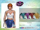 Sims 4 — Leather Skirt by Mona — -New mesh-