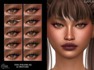 Sims 4 — Layla - Thea Eyeliner HQ by Layla — Female eyeliner n129 Previews and swatches made in CAS using HQ Mod HQ - BG