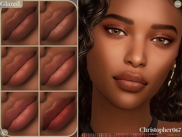 Sims 4 — Glazed Lipstick - Ultra Glossy Contoured Lined Lip Gloss by christopher0672 — This is a lightweight, juicy lip