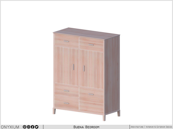 Sims 4 — Buena Chest Of Drawers by Onyxium — Onyxium@TSR Design Workshop Kids Room Collection - Belong To The 2026 Year