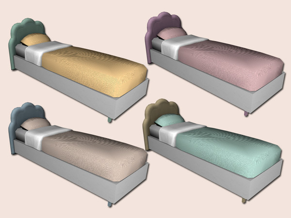 Sims 4 — Jomsims dreamy days Kids bed by jomsims — Dreamy Days Kids