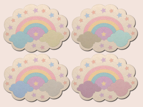 Sims 4 — Jomsims dreamy days Kids cloud rugs by jomsims — Dreamy Days Kids