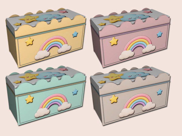 Sims 4 — Jomsims dreamy days Kids deco trunk by jomsims — Dreamy Days Kids