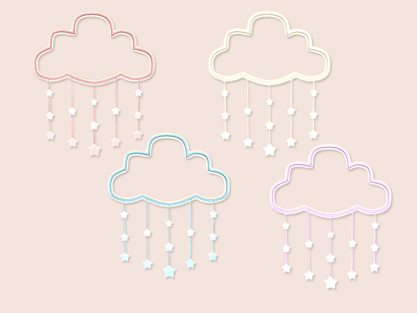 Sims 4 — Jomsims dreamy days Kids wall neon1 by jomsims — Dreamy Days Kids