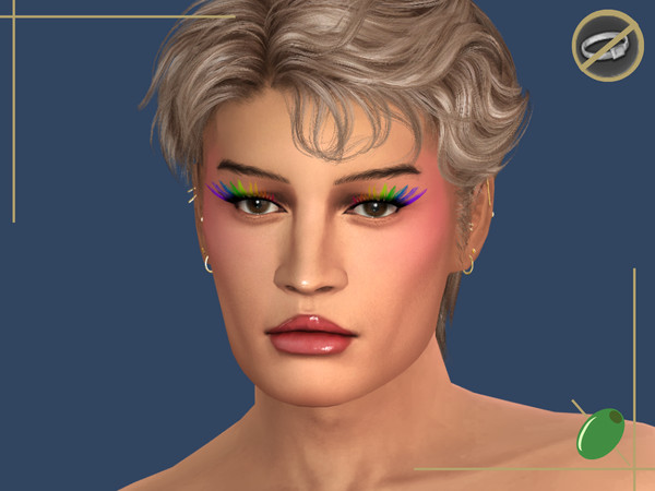 Sims 4 — Pitted0live_Diva_3D_Mens_Lashes_Rings_Contradict by Pitted0live — Pride month special