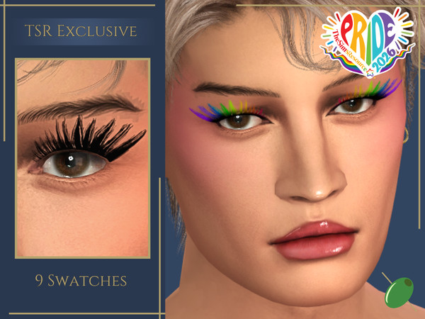 Sims 4 — Pitted0live_Diva_3D_Mens_Lashes_Glasses_Contradict by Pitted0live — Pride month special