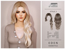 Sims 4 — Eden Hairstyle - Style 3 by Ade_Darma — Eden Hairstyle - Style 3 New Hair Mesh