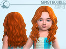 Sims 4 — Richelle Hairstyle Set - Toddlers Conversion by simstrouble — A classic center-parted curly hairstyle with