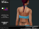 Sims 4 — Samba Tattoo by Silerna — -Basegame compatible