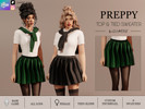 Sims 4 — PREPPY STYLE - MINI SKIRT by linavees — New Mesh