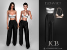 Sims 4 — ELENA SET by Joan_Campbell_Beauty_ — INCLUDES: