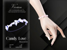 Sims 4 — Candy Love - Bracelet by VivianDang — - All new meshes