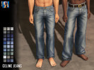 Sims 4 — Celine Jeans Set for Masculine by rustys_cc — a Classic Vintage Style Jeans Set for Masculine