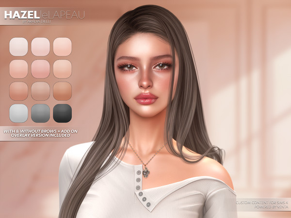 Sims 4 — leLAPEAU - Hazel Skin and Overlay by VentaStudio — Hazel Skin