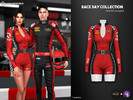 Sims 4 — Race Day Collection - Grid Girl by WisteriaSims — Bring the excitement of race day to your Sims with the Grid