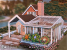 Sims 4 — Floraire l noCC by simZmora — Cozy compact home featuring 1 bedroom, 1 bathroom and a practical attic laundry
