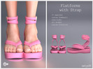 Sims 4 — Flatforms with Strap by astya96cc — 37 swatches
