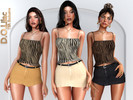 Sims 4 — Golden Hour Set by DOLilac — Includes: (Top + Bottom)