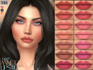 Sims 4 — Annette Lipstick by MagicHand — Matte lips in 16 colors - HQ Compatible.