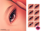 Sims 4 — 2D MM Fine Wisps  Lashes by cosimetic — EYELASHES N181 Fine Wisps 2D Lashes feature a delicate mix of long and