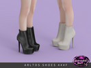 Sims 4 — Platform Stiletto Ankle Boots Female by Arltos — 11 colors.
