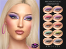Sims 4 — Midnight Sun Eyeshadow by ANGISSI — PREVIEWS MADE USING HQ MOD 10 colors