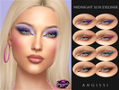 Sims 4 — Midnight Sun Eyeliner by ANGISSI — PREVIEWS MADE USING HQ MOD 8 colors