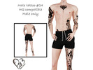 Sims 4 — Male tattoo XXIV by Simmer_creator9 — Male tattoo Teen - Elder Can be used on Alpha skin