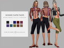 Sims 4 — Bonnie Capri Pants by Charlotte_Morris — 10 swatches
