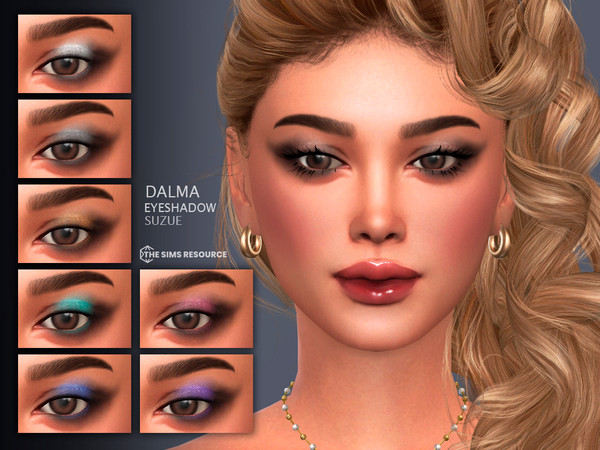 Sims 4 — Dalma Eyeshadow by Suzue — Dalma Eyeshadow N106