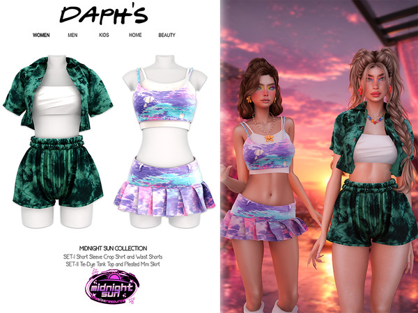 Sims 4 — MIDNIGHT SUN COLLECTION by Daph's — MIDNIGHT SUN