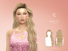Sims 4 — Sun Hairstyle V2 by Enriques4 — New Mesh