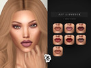 Sims 4 — Matte Velour Lipstick by saratheme — -7 swatches