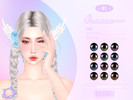 Sims 4 — YuumiaUniverse x Jennie Non Default Eyes by YuumiaUniverse CC — Comes in 12 different colors. INFO HQ compatible