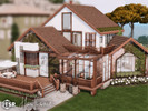 Sims 4 — Hawthorne l noCC by simZmora — Elegant family home featuring 4 bedrooms, including a cozy nursery for a toddler,