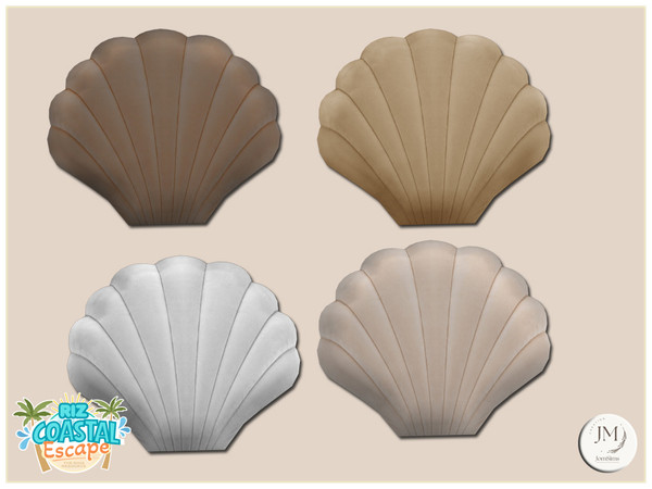 Sims 4 — Jomsims riz coastal escape2 deco seashell cushion by jomsims — Riz coastal escape 1_2_3 For our collection, Riz