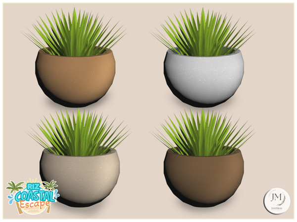 Sims 4 — Jomsims riz coastal escape2 small plant by jomsims — Riz coastal escape 1_2_3 For our collection, Riz Coastal